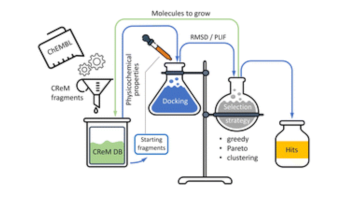 CReM-dock: de novo design of synthetically feasible structures guided by molecular docking